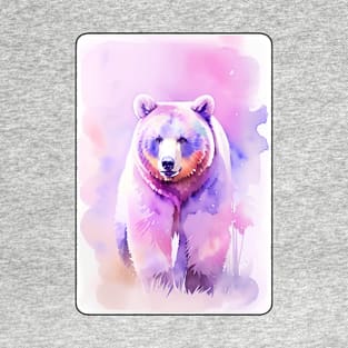 Bear Watercolor Portrait 3 T-Shirt